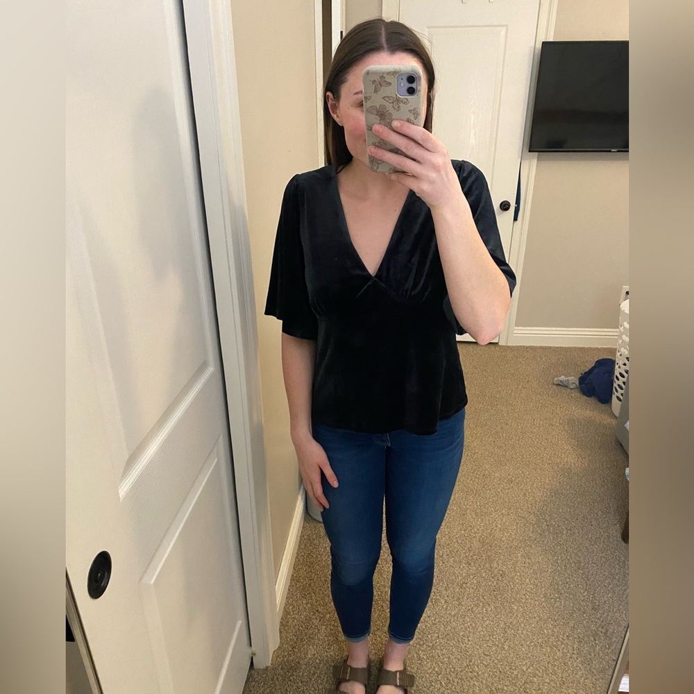Velvet top